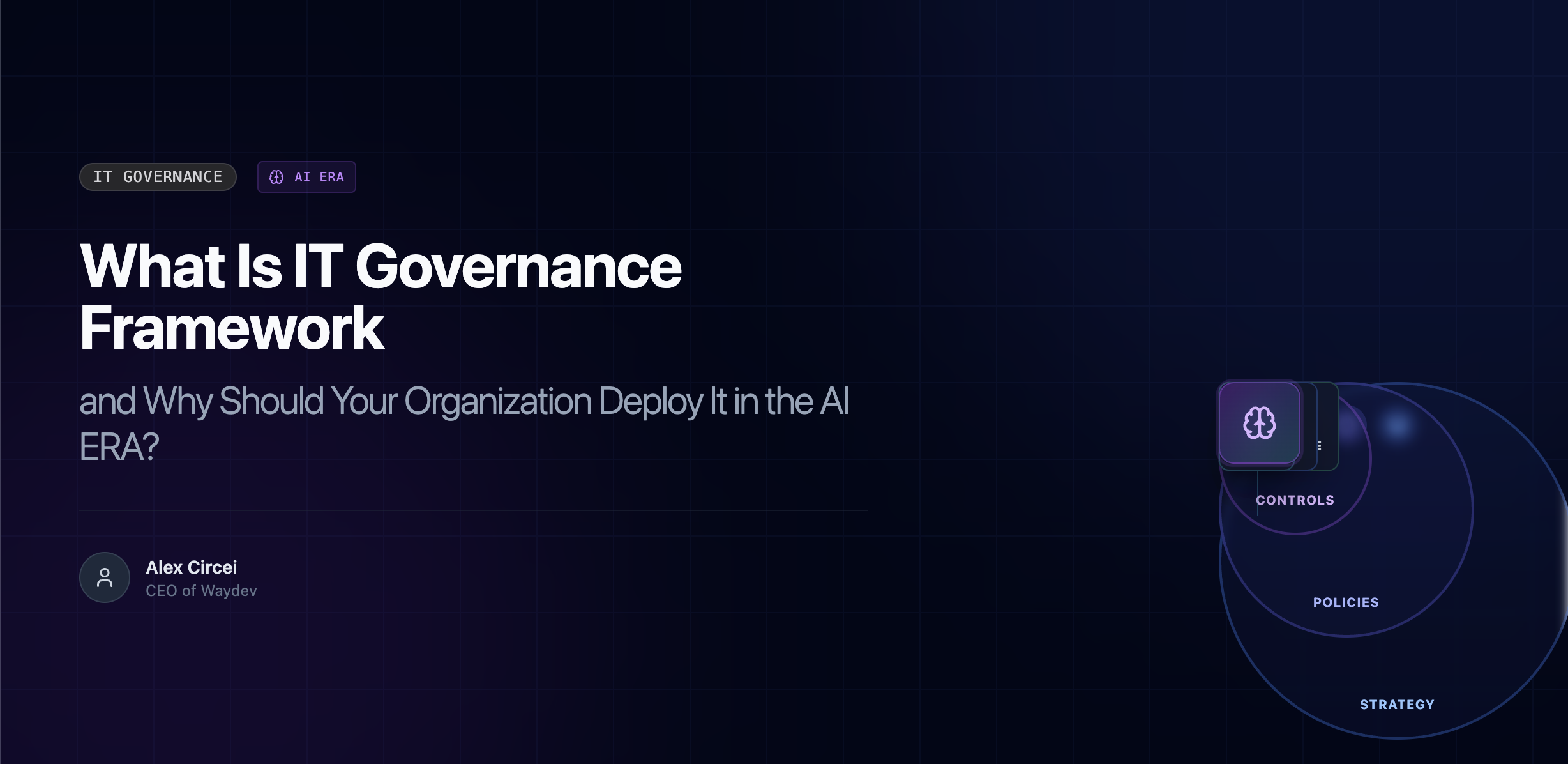 What Is IT Governance Framework and Why Should Your Organization Deploy It in the AI ERA?